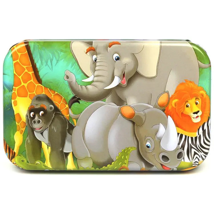 60-Piece Wooden Puzzle Set - Educational Jigsaw Toys for Kids