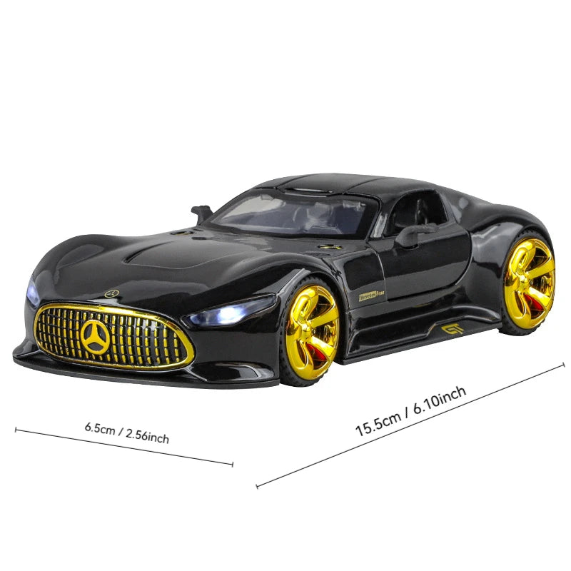 1:32 Diecast Metal Model Car - GT Super Concept Sports Car Collectible