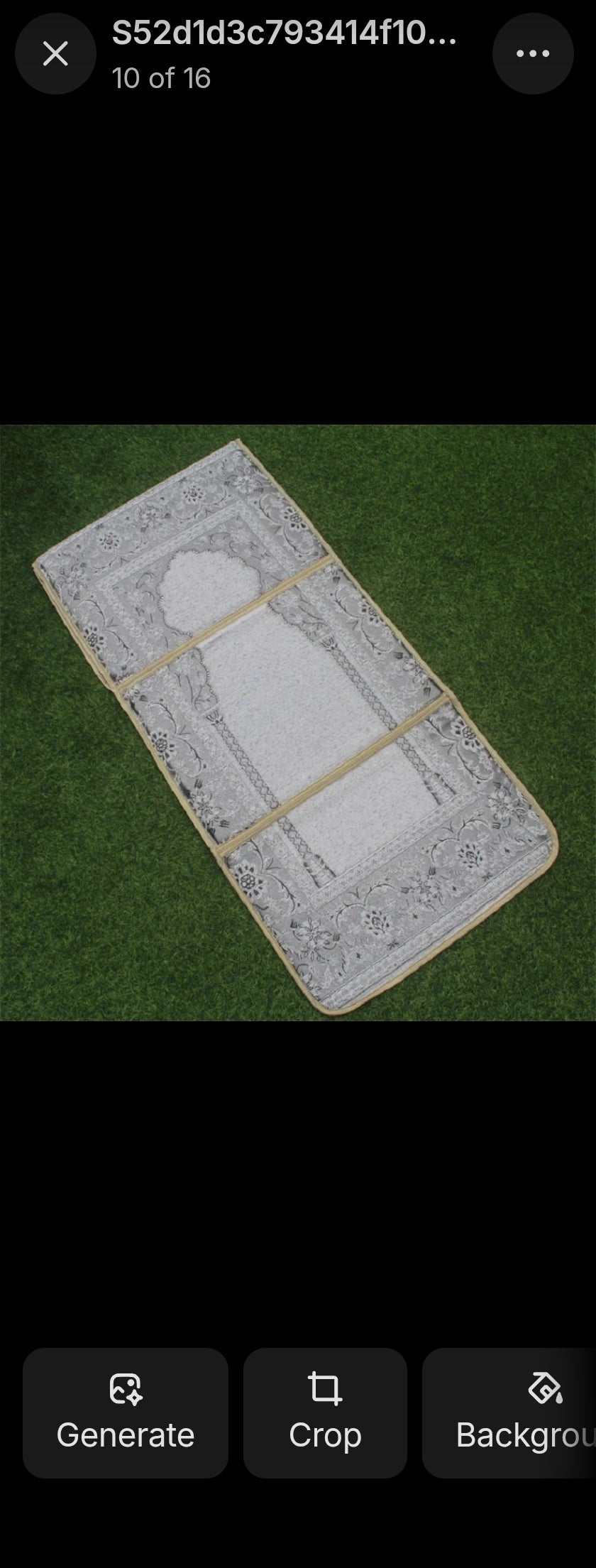 Portable Prayer Mat with Backrest - Foldable Muslim Prayer Rug for Travel