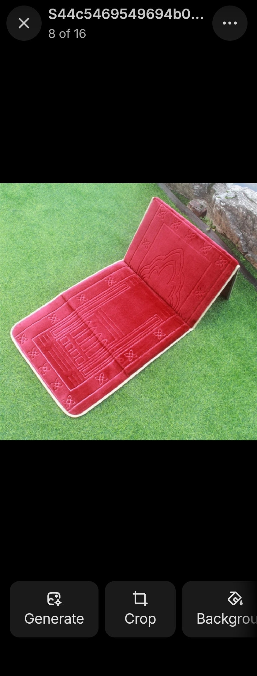 Portable Prayer Mat with Backrest - Foldable Muslim Prayer Rug for Travel